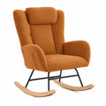 Fauteuil, rembourré, en métal, coloris marron, pour le salon ou la chambre