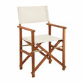 Fauteuil, coloris blanc et naturel, pour le salon ou la chambre