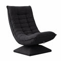 Fauteuil, pivotant, coloris noir, pour le salon ou la chambre