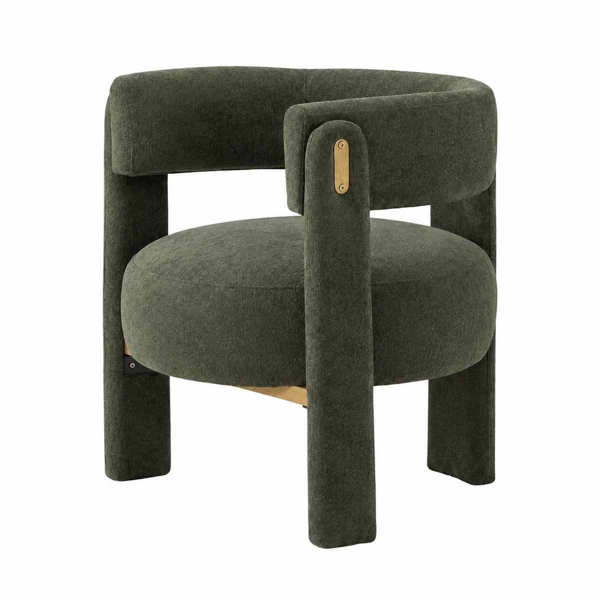 Fauteuil, coloris vert, pour le salon ou la chambre