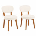 Salon de jardin, rembourré, en bois massif et lin, coloris beige, pour la terrasse ou le jardin