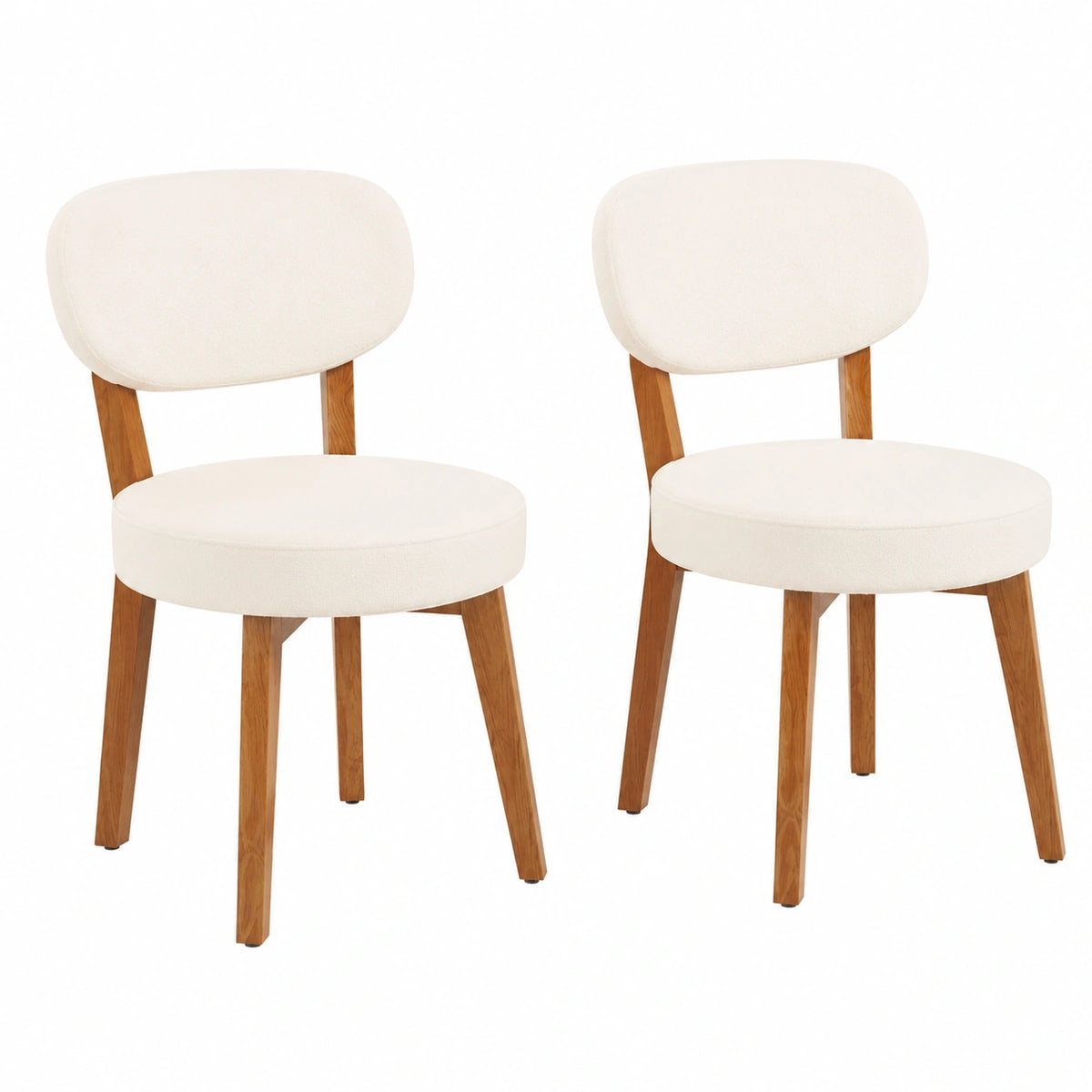 Salon de jardin, rembourré, en bois massif et lin, coloris beige, pour la terrasse ou le jardin