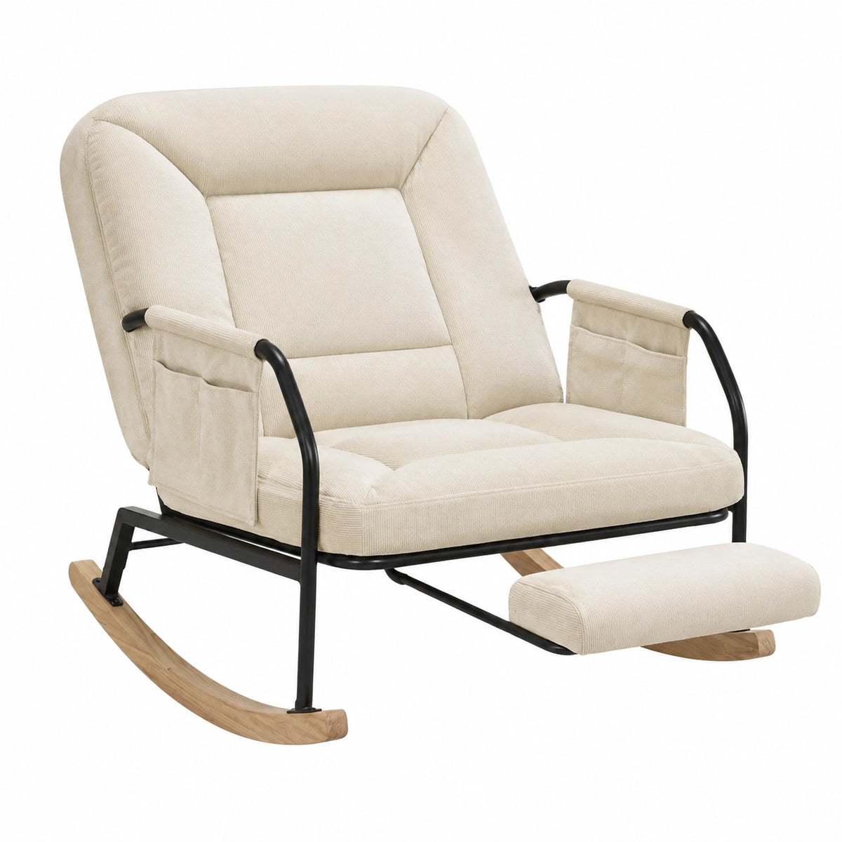 Fauteuil relax, coloris beige, pour le salon